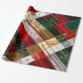 Kerstlint Cadeaupapier (Uitgerold)