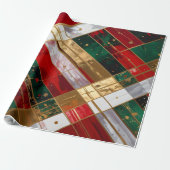 Kerstlint Cadeaupapier (Uitgerold)