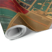 Kerstlint Cadeaupapier (Rol Hoek)