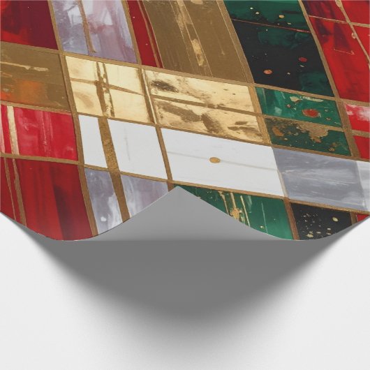 Kerstlint Cadeaupapier (Hoek)