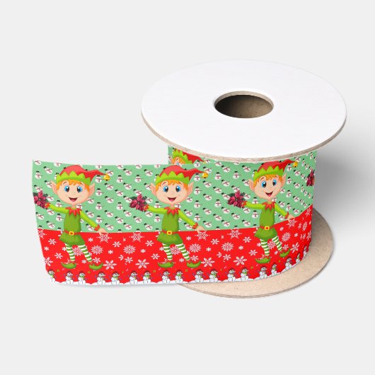 Kerstlint, Elf Satijnen Lint (Spoel)