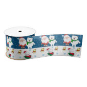 Kerstlint, Kerstman Satijnen Lint (Spoel)