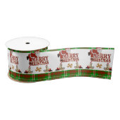 Kerstlint, Kerstman Satijnen Lint (Spoel)