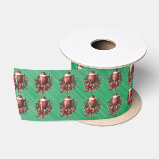 Kerstlint voor Voetbalfans Satijnen Lint (Spoel)