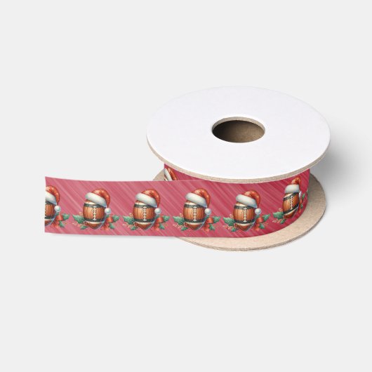 Kerstlint voor Voetbalfans Satijnen Lint (Spoel)