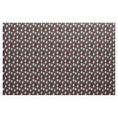 Kerstlinten en kerstman stof (Yard (91,4 cm))