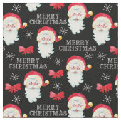 Kerstlinten en kerstman stof (Close Up)