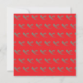 Kerstlinten Meerkleurig Save the Date  (Achterkant)