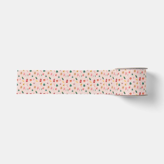 kerstlintpapier grosgrain lint (Voorkant)