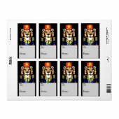 kerstlion Nutkraker Gift Label (Full Sheet)