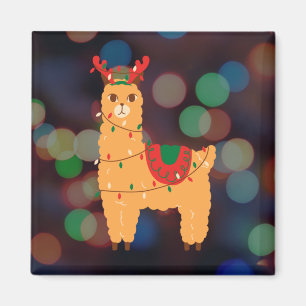 Kerstllama Magneet