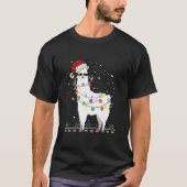 Kerstllama T-shirt (Voorkant)