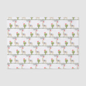 Kerstllama Tissuepapier (Voorkant)