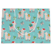 Kerstllamas Groot Cadeauzakje (Voorkant)