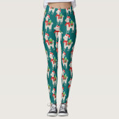 Kerstllamas Leggings (Voorkant)