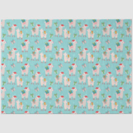 Kerstllamas Tissuepapier