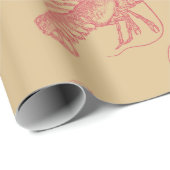 kerstlobster cadeaupapier (Rol Hoek)