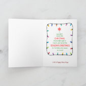 kerstlocomotief kaart (Binnen)