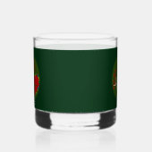 Kerstlogo met meerdere opties whisky glas (Links)