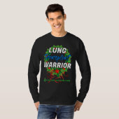 Kerstlonter Transplant Warrior Patiënt Overlevende T-shirt (Voorkant volledig)
