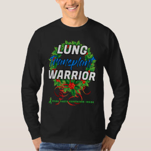Kerstlonter Transplant Warrior Patiënt Overlevende T-shirt