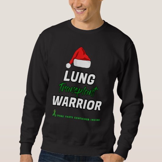 Kerstlonter Transplant Warrior Patiënt Overlevende Trui (Voorkant)