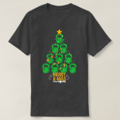 Kerstloopbaan Funny Xmas Gym Training 1 T-shirt (Design voorkant)