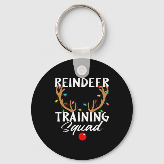 Kerstloopbaantrainingspad T Sleutelhanger (Voorkant)
