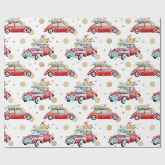 Kerstlooppapier voor kerstkaartjes cadeaupapier (Vlak)