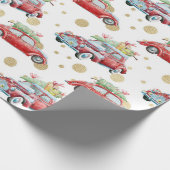 Kerstlooppapier voor kerstkaartjes cadeaupapier (Hoek)