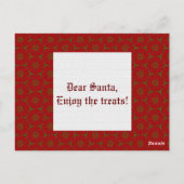 Kerstlooppatroon Briefkaart (Achterkant)