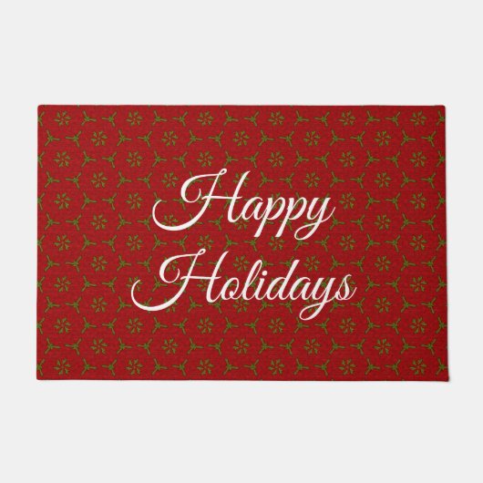 Kerstlooppatroon Deurmat (Voorkant)
