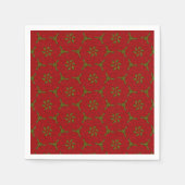 Kerstlooppatroon Servet (Voorkant)