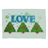 Kerstlove-draagtassen, standaardformaat kussensloop (Voorkant-Links)