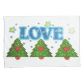 Kerstlove-draagtassen, standaardformaat kussensloop (Voorkant-Rechts)