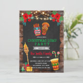 Kerstluau-thema Kaart (Staand voorkant)