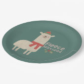 Kerstlui Pun: vlooien Navidad Papieren Bordje (Gekanteld)