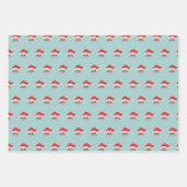 Kerstluiaard Trio Merry Slothmas Leuke vakantie Inpakpapier Vel (Voorkant 2)