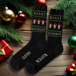 Kerstluiaard Vrolijke Kerstluiaard Kerst Soks Sokken