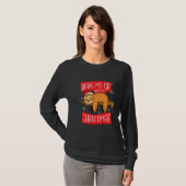 Kerstluiaard Wacht T-shirt (Voorkant volledig)