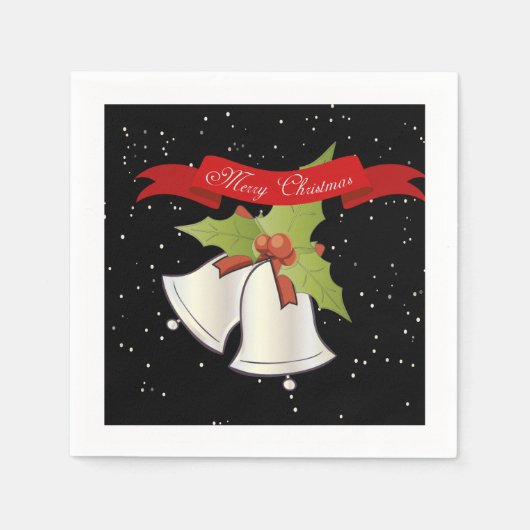 Kerstluiers - kerstcadeautjes servet (Voorkant)