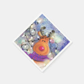 Kerstluiers met Happy Reindeer Servet (Hoek)