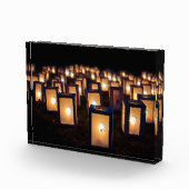 Kerstluiers 's nachts fotoblokken (Rechts)