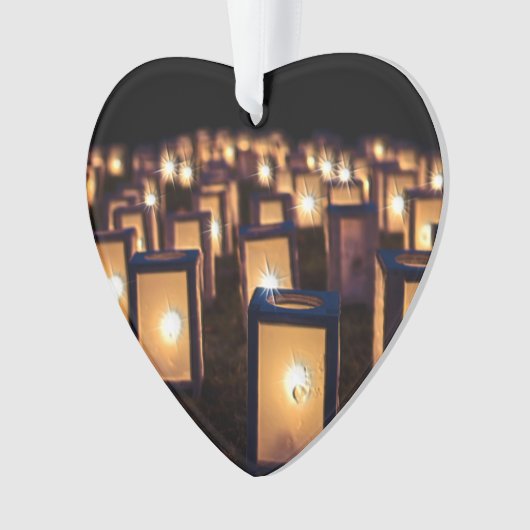 Kerstluiers 's nachts ornament (voorkant)