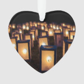 Kerstluiers 's nachts ornament (voorkant)