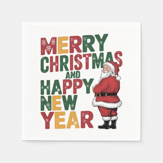 Kerstluiers Servet (Voorkant)