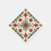 kerstluiers servet (Hoek)