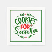 Kerstluiers Servet (Voorkant)