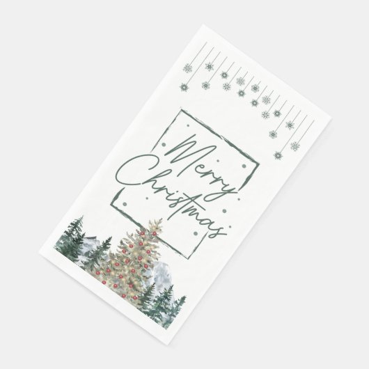 Kerstluiers Servet (Hoek)