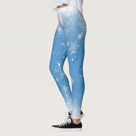 Kerstluiers Snowflakes Leggings (Links)